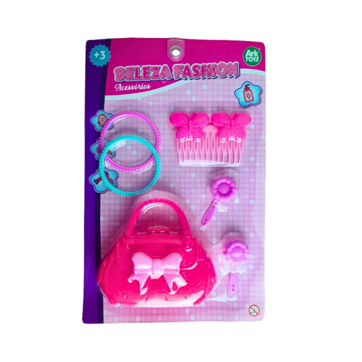 Brinquedo Kit Beleza Fashion Acessórios Infantil - Ark Toys Brinquedo Kit Beleza Fashion Acessórios Infantil - Ark Toys